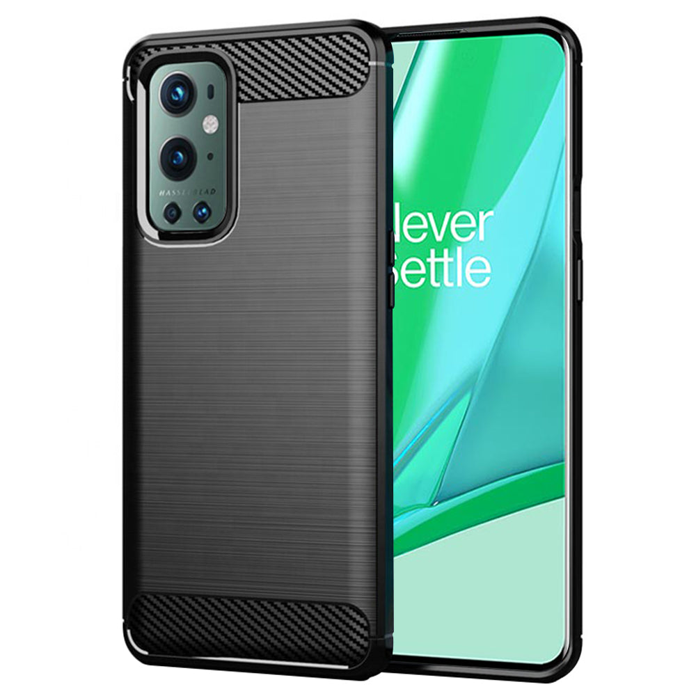 Techsuit - Carbon Silicone - OnePlus 9 Pro - Black