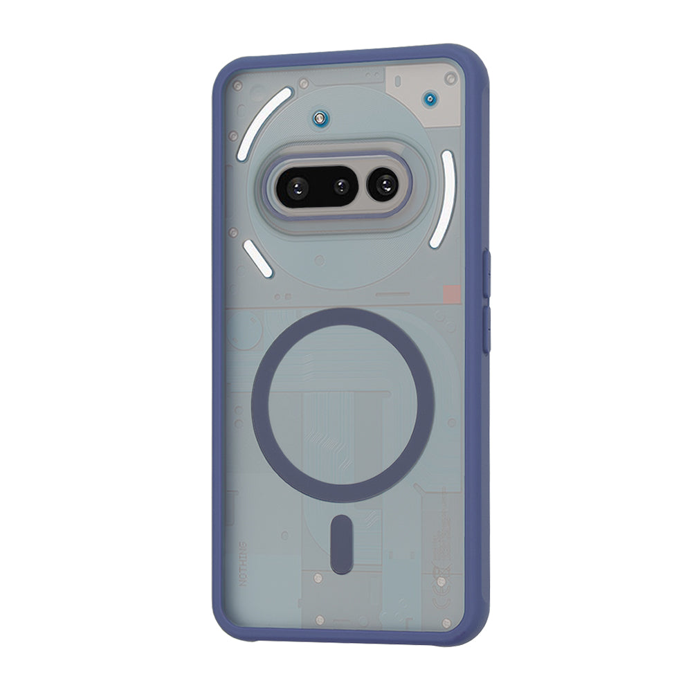 Techsuit - HaloFrost MagSafe Series - Nothing Phone (3a) - Deep Blue