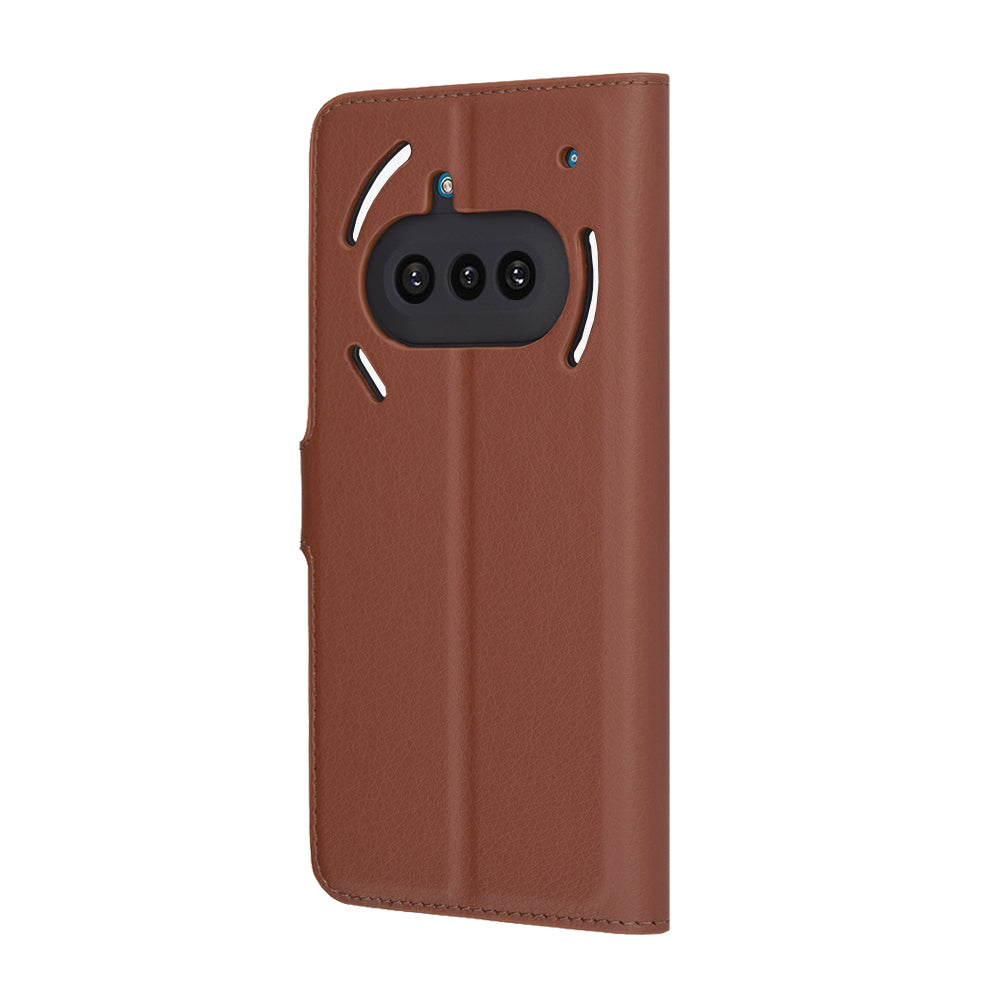 Techsuit - Leather Folio - Nothing Phone (3a) - Brown