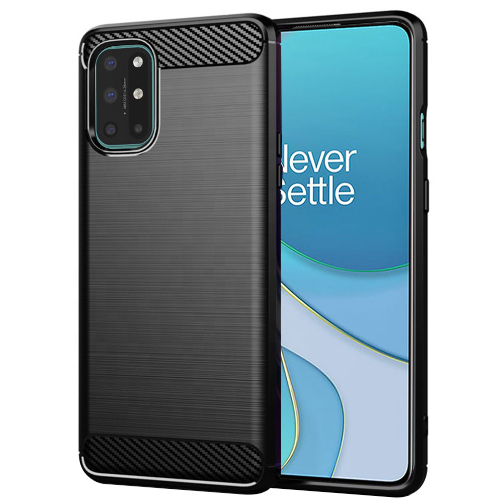 TechSuit - Carbon Silicone - OnePlus 8T - Black