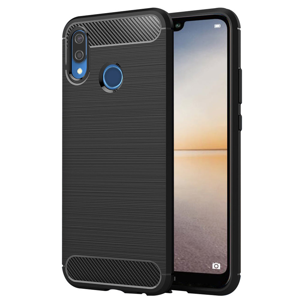 Techsuit - Carbon Silicone - Huawei P20 lite - Black