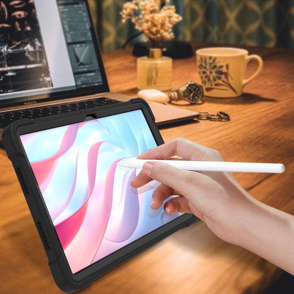 Techsuit - Rugged TabShell + Screen Protector - Honor Pad X8a - Black