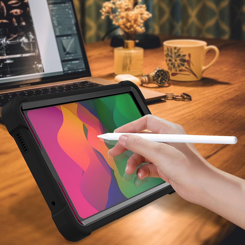 Techsuit - Rugged TabShell + Screen Protector - Xiaomi Pad 7 - Black