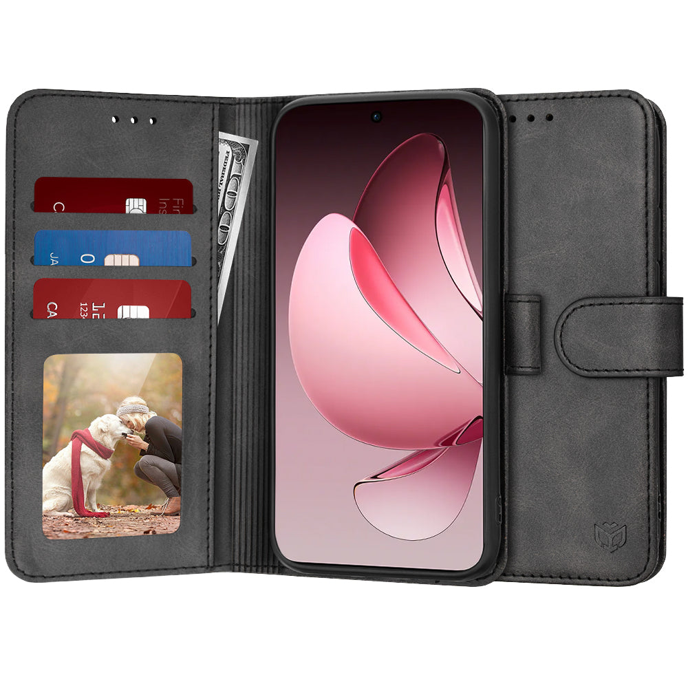 Techsuit - Diary Book - Oppo Reno13 Pro - Black