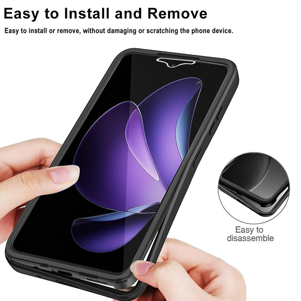 Techsuit - ColorVerse 360 Series + Screen Protector - Oppo Reno13 F 4G / Reno13 F 5G / Reno13 FS 5G - Purple