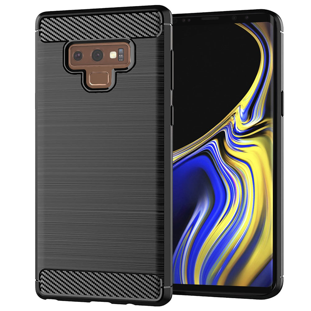 Techsuit - Carbon Silicone - Samsung Galaxy Note 9 - Black