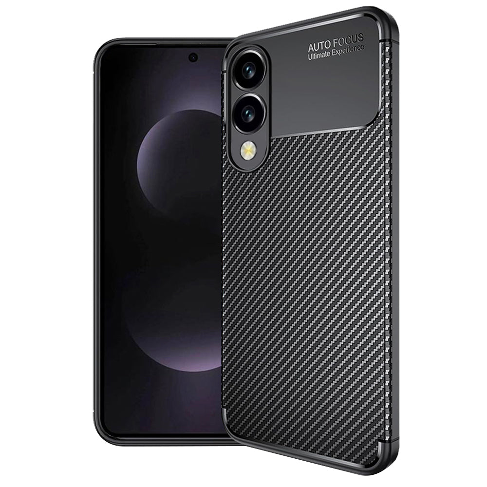 Techsuit - CarbonFiber - Samsung Galaxy S25 Edge - Black