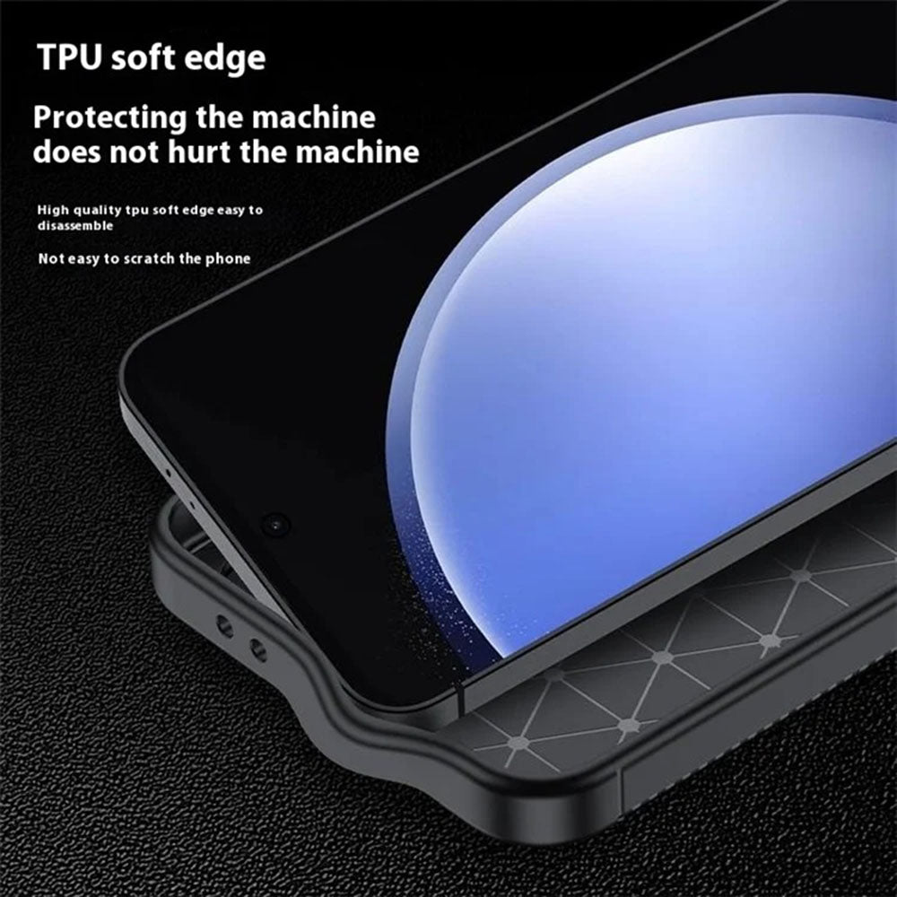 Techsuit - CarbonFiber - Galaxy S24 FE - Black