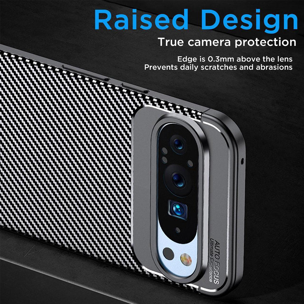 Techsuit - CarbonFiber - Google Pixel 9 Pro XL - Black