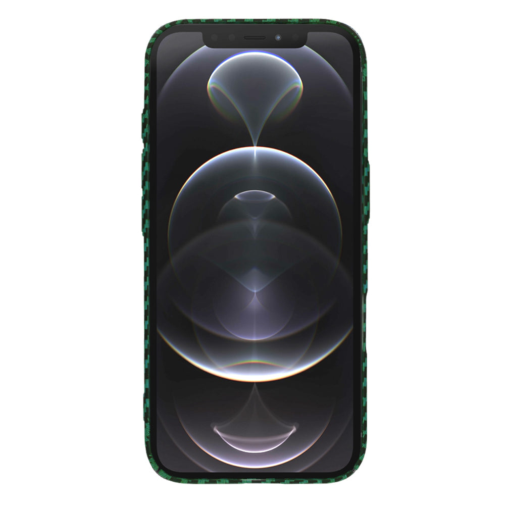 Techsuit - Carbonite FiberShell - iPhone 12 Pro - Green