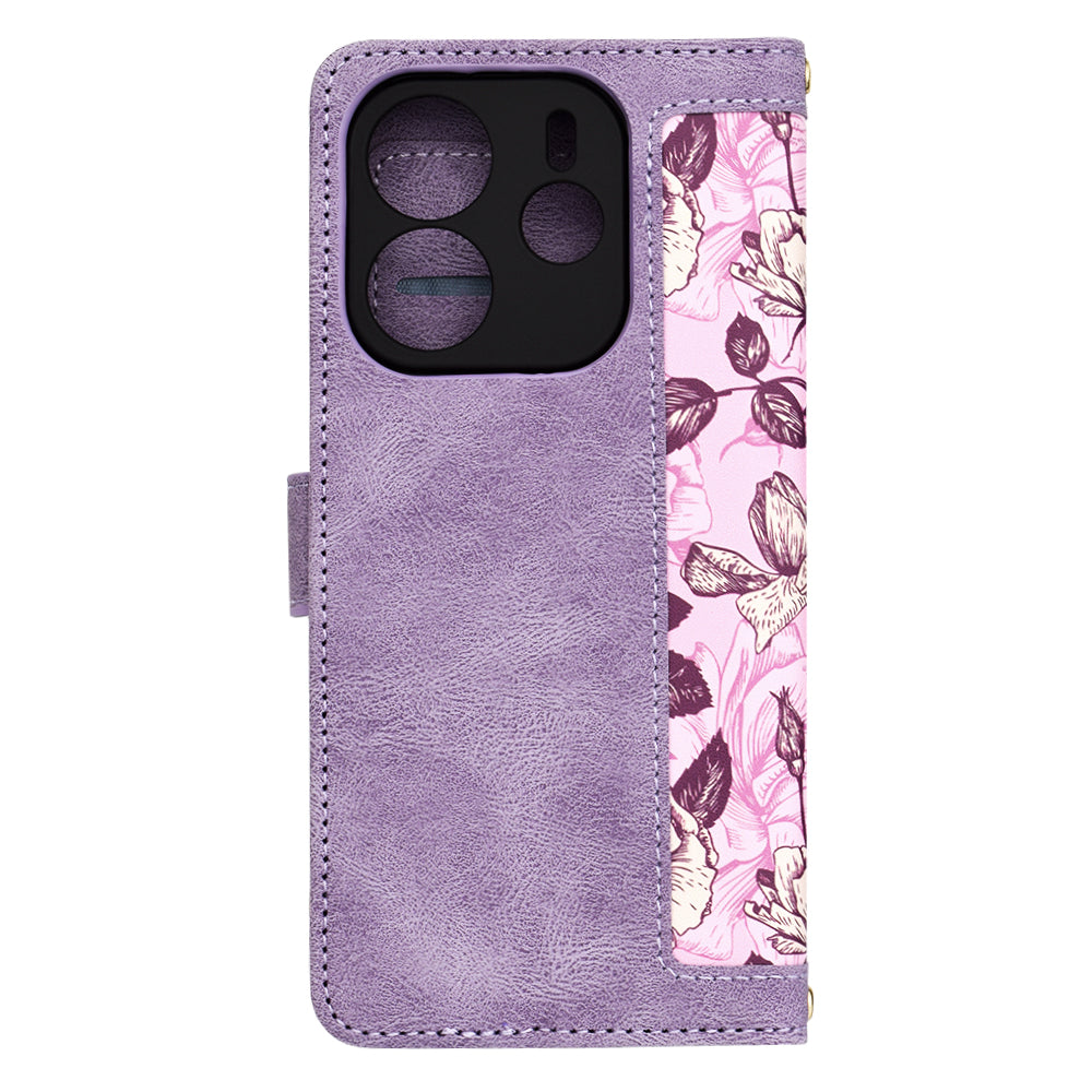 Techsuit - FlipCraft - Xiaomi Redmi Note 14 4G (Regional) - Mysterious Purple