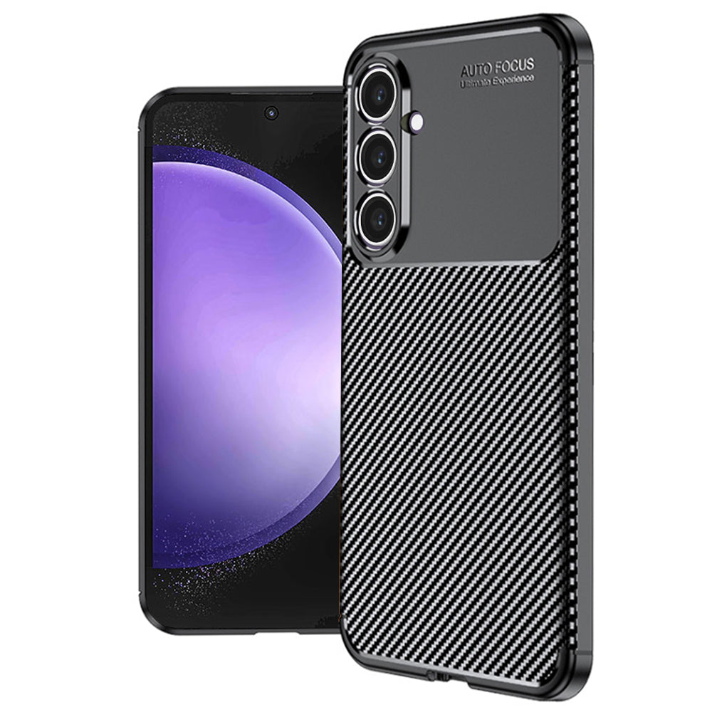 Techsuit - CarbonFiber - Samsung Galaxy S23 FE - Black