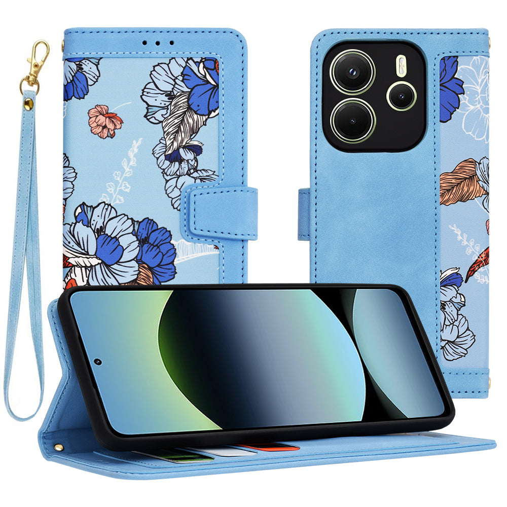 Techsuit - FlipCraft - Xiaomi Redmi Note 14 4G (Regional) - Vibrant Blue