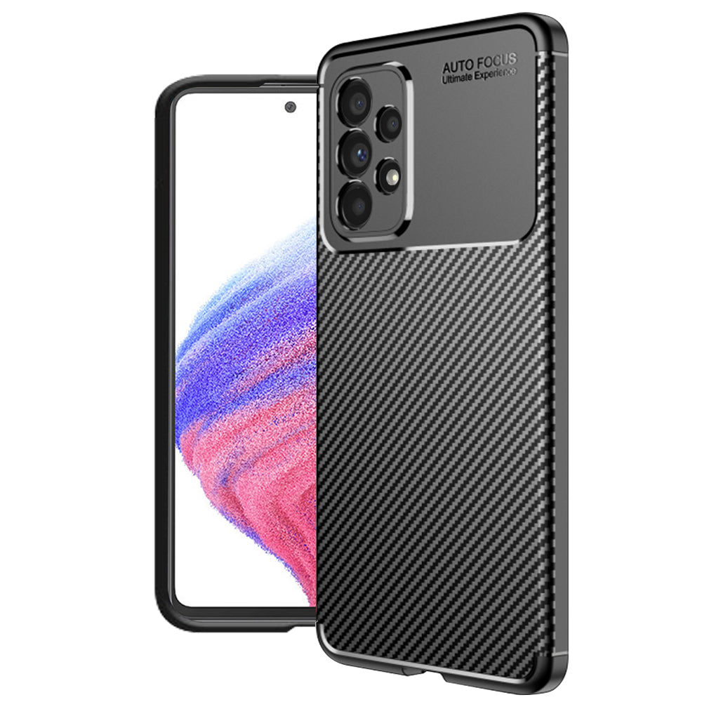 Techsuit - CarbonFiber - Samsung Galaxy A53 5G - Black