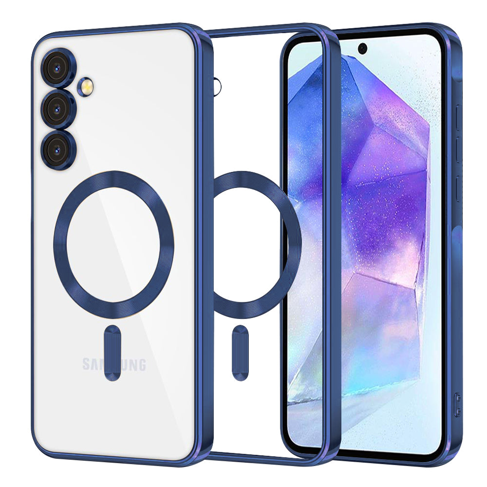 Techsuit - Luxury Crystal MagSafe - Samsung Galaxy A55 5G - Deep Blue