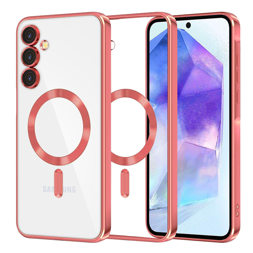 Techsuit - Luxury Crystal MagSafe - Samsung Galaxy A55 5G - Red