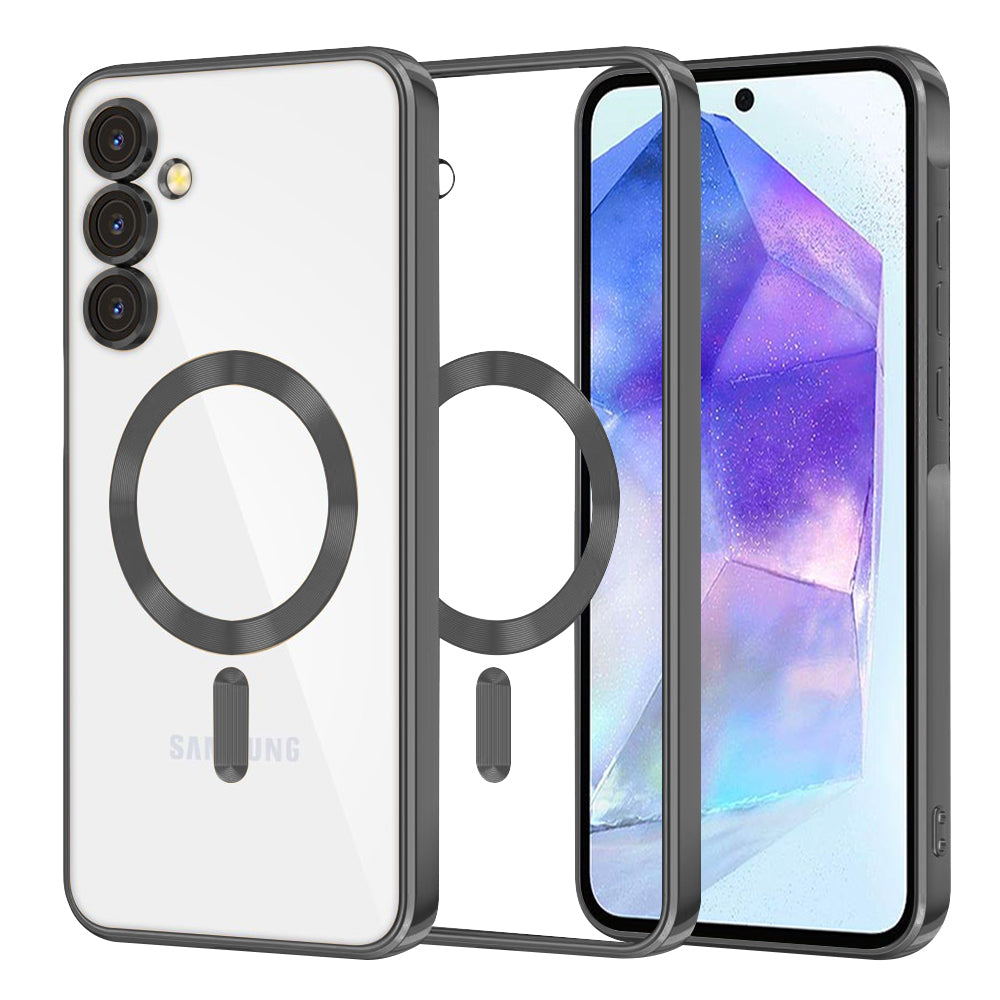 Techsuit - Luxury Crystal MagSafe - Samsung Galaxy A55 5G - Black