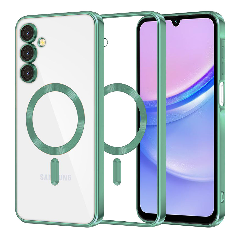 Techsuit - Luxury Crystal MagSafe - Samsung Galaxy A15 4G / A15 5G - Light Green