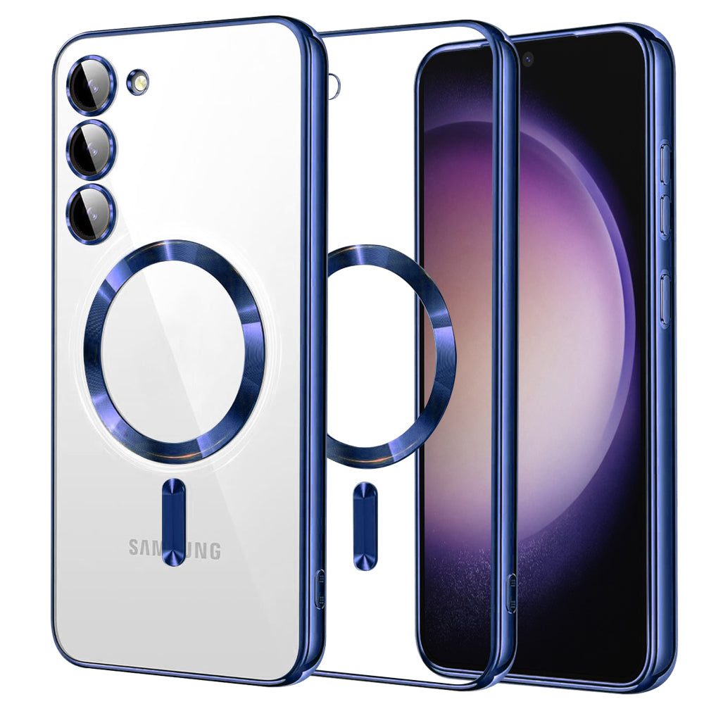 Techsuit - Luxury Crystal MagSafe - Samsung Galaxy S23 - Deep Blue