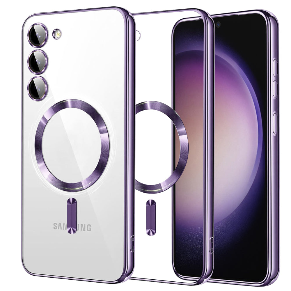 Techsuit - Luxury Crystal MagSafe - Samsung Galaxy S23 - Light Purple