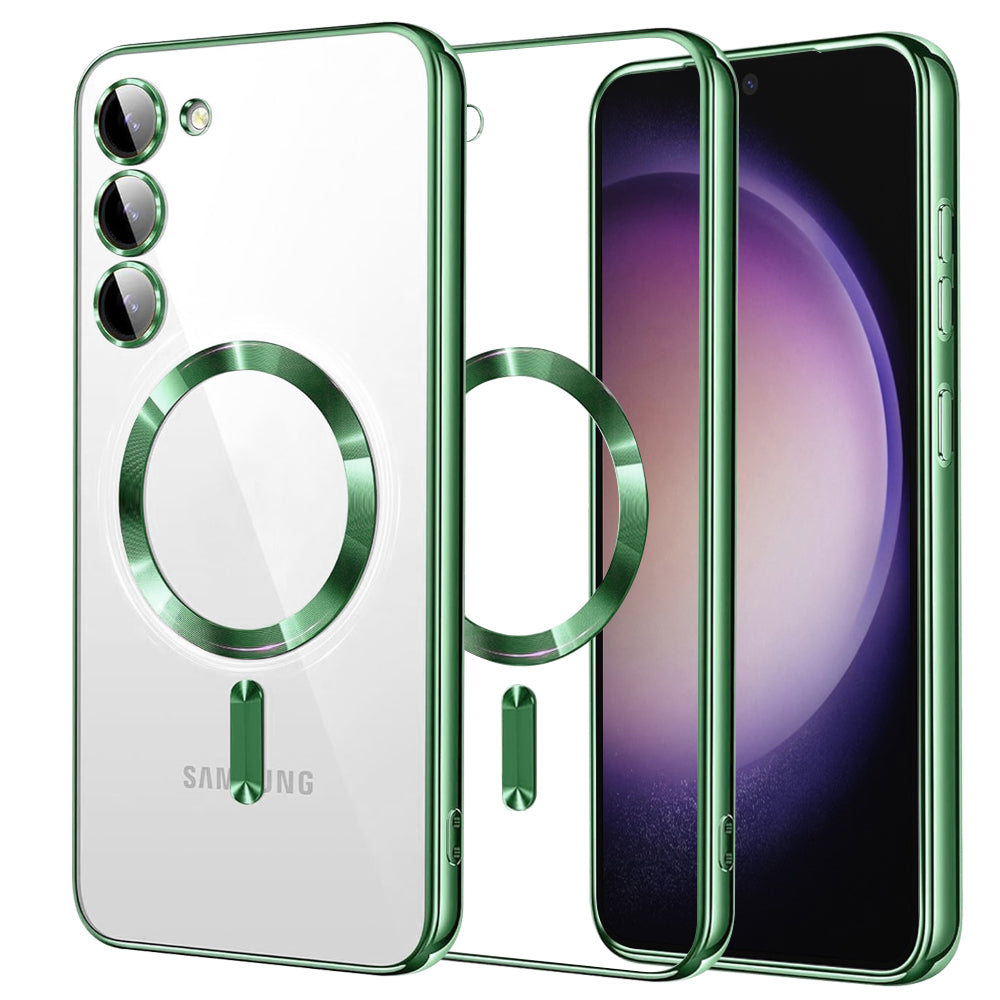 Techsuit - Luxury Crystal MagSafe - Samsung Galaxy S23 - Light Green