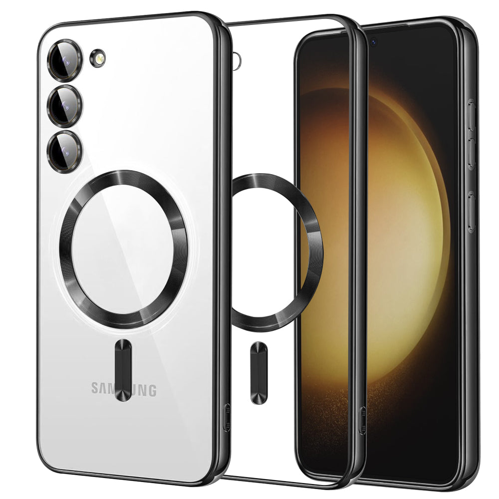 Techsuit - Luxury Crystal MagSafe - Samsung Galaxy S23 Plus - Black