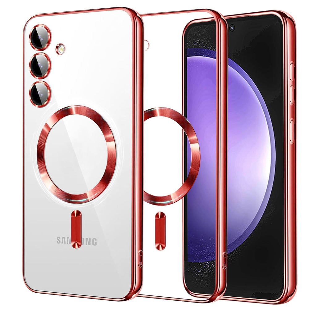 Techsuit - Luxury Crystal MagSafe - Samsung Galaxy S23 FE - Red