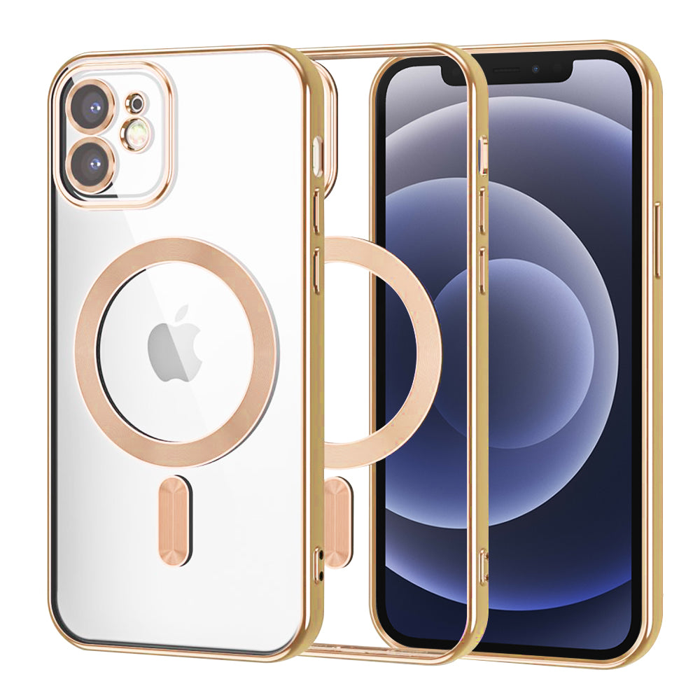 Techsuit - Luxury Crystal MagSafe - iPhone 12 - Gold