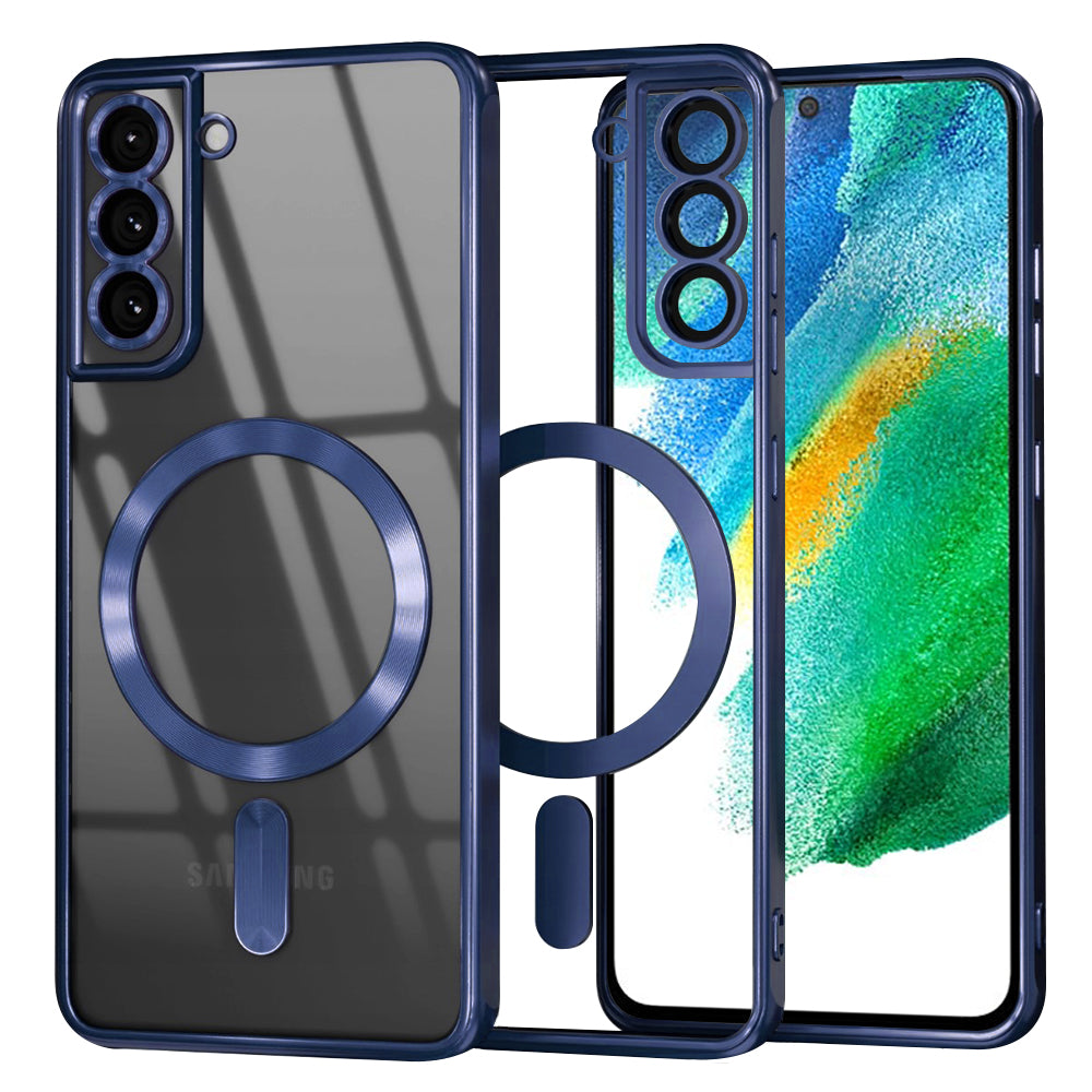 Techsuit - Luxury Crystal MagSafe - Samsung Galaxy S21 FE 5G - Deep Blue