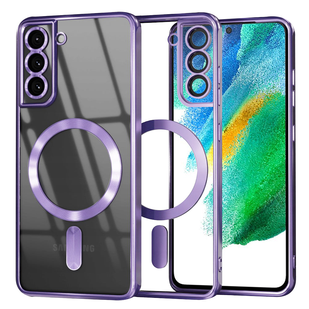 Techsuit - Luxury Crystal MagSafe - Samsung Galaxy S21 FE 5G - Light Purple