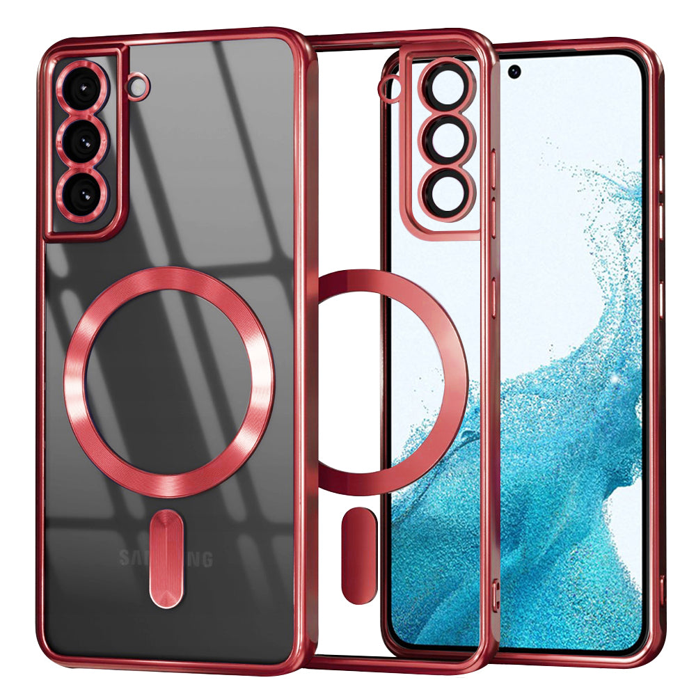 Techsuit - Luxury Crystal MagSafe - Samsung Galaxy S22 5G - Red