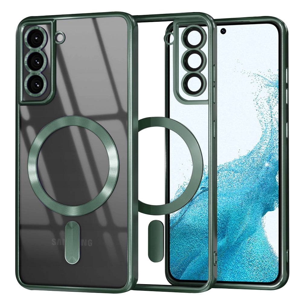 Techsuit - Luxury Crystal MagSafe - Samsung Galaxy S22 5G - Deep Green