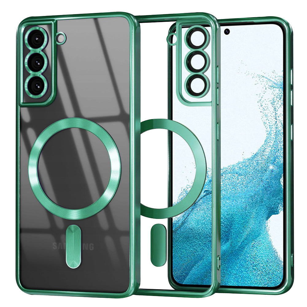 Techsuit - Luxury Crystal MagSafe - Samsung Galaxy S22 5G - Light Green