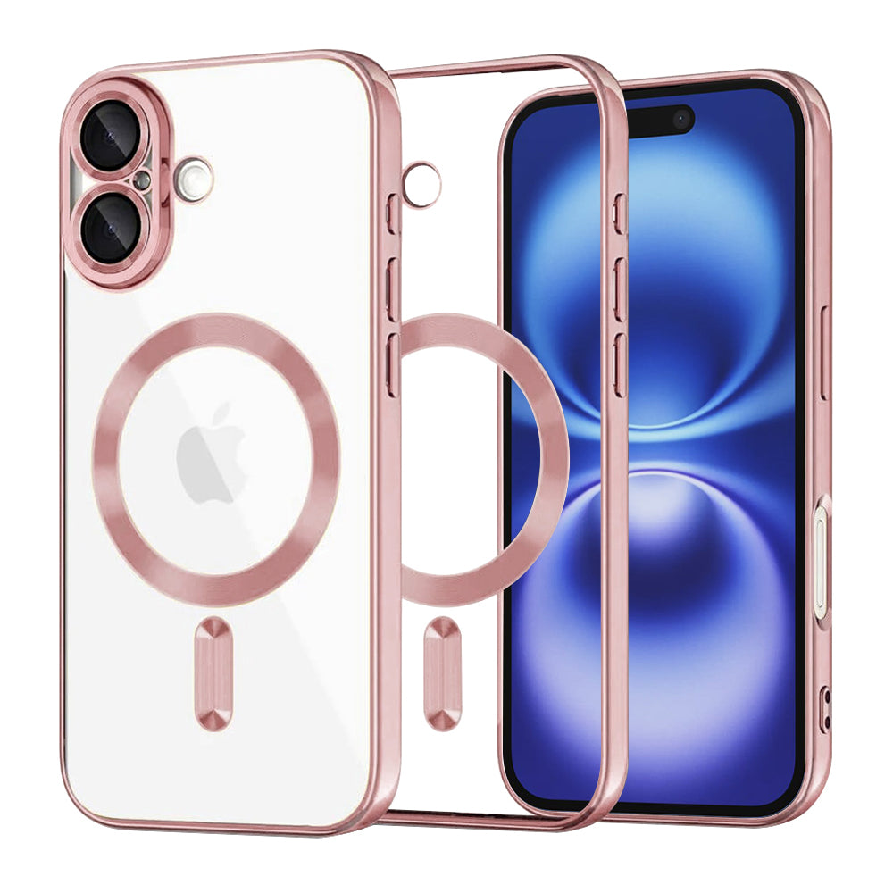 Techsuit - Luxury Crystal MagSafe - iPhone 16 - Pink