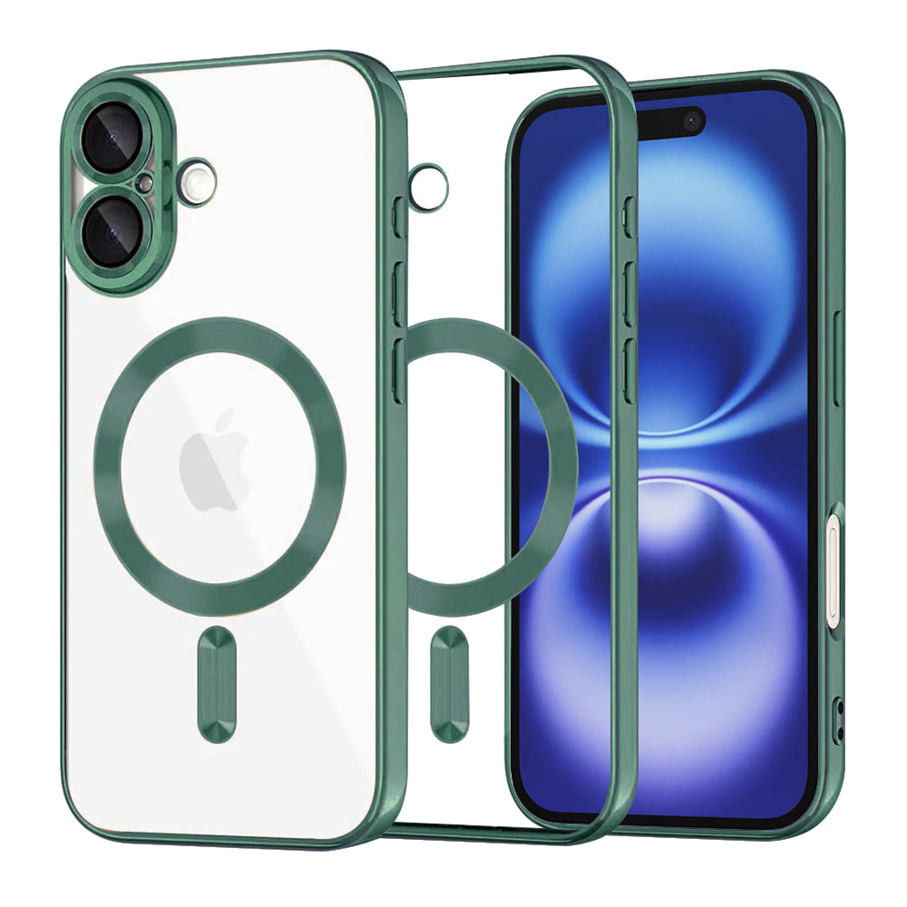 Techsuit - Luxury Crystal MagSafe - iPhone 16 - Deep Green