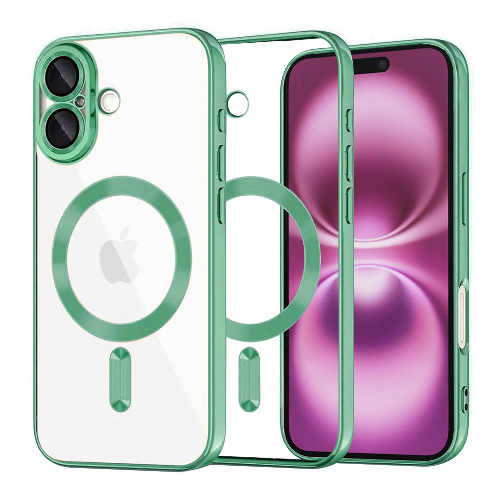 Techsuit - Luxury Crystal MagSafe - iPhone 16 Plus - Light Green