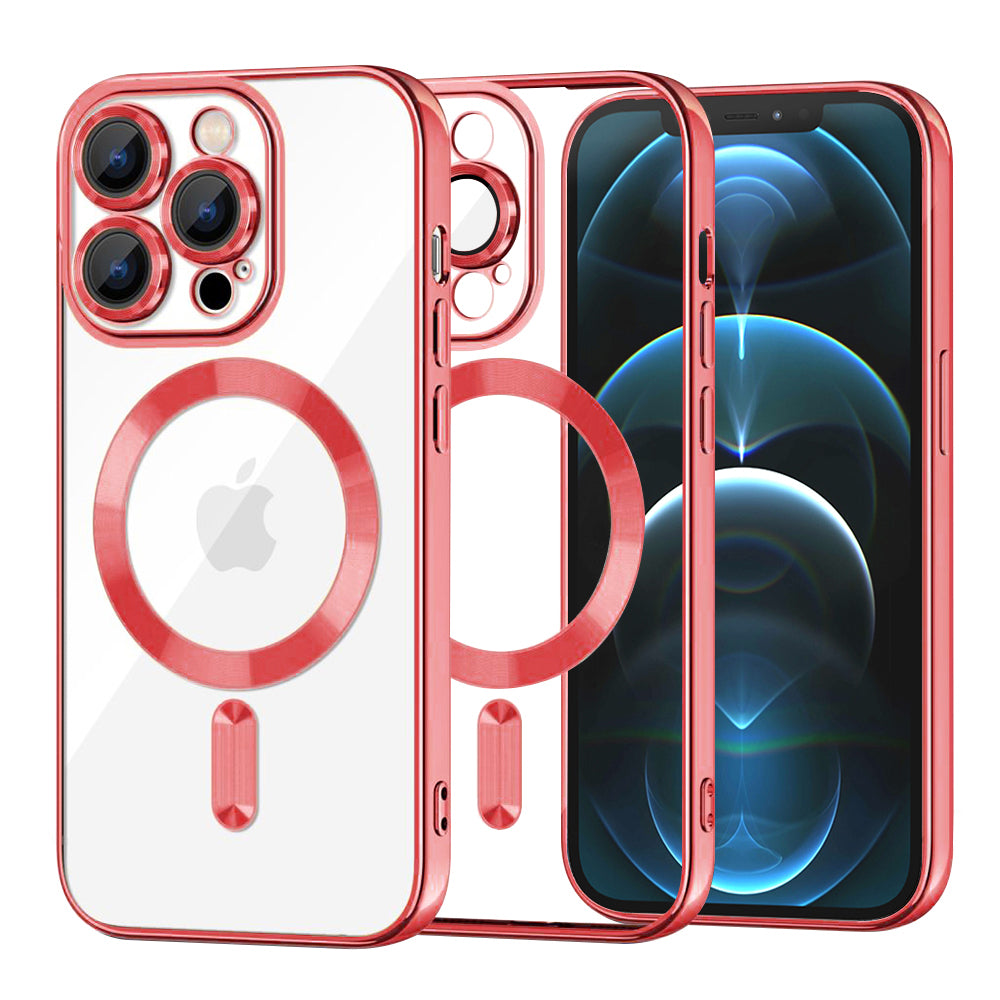 Techsuit - Luxury Crystal MagSafe - iPhone 12 Pro Max - Red