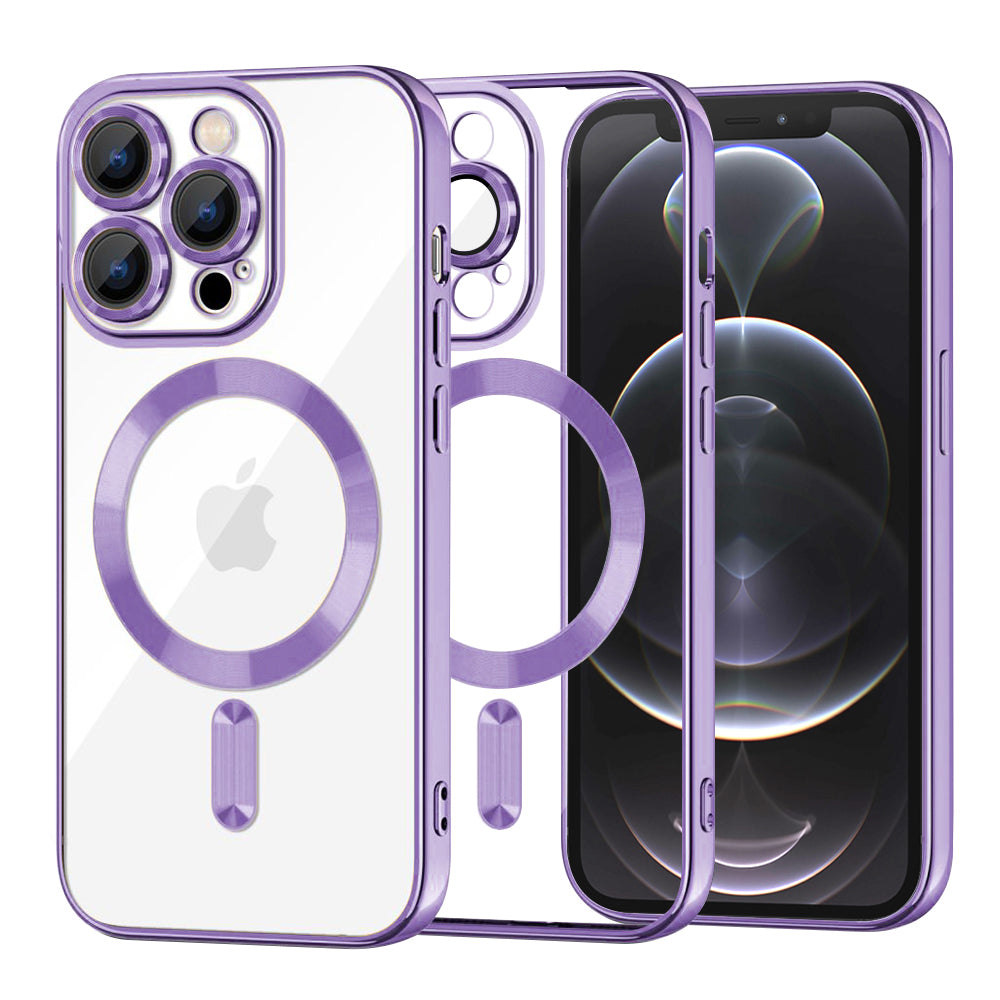Techsuit - Luxury Crystal MagSafe - iPhone 12 Pro - Light Purple