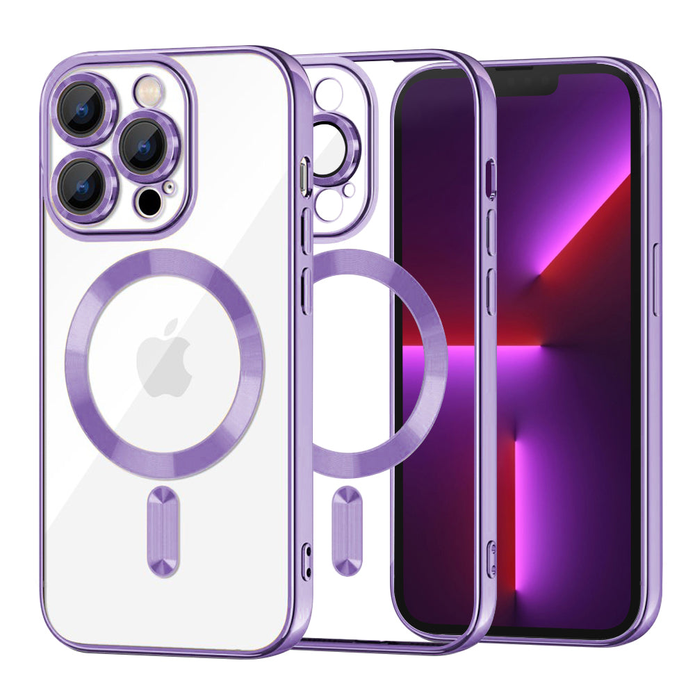 Techsuit - Luxury Crystal MagSafe - iPhone 13 Pro - Light Purple