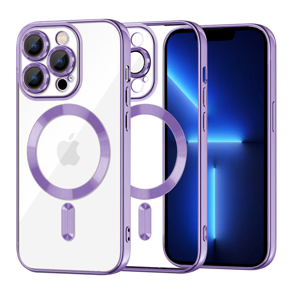 Techsuit - Luxury Crystal MagSafe - iPhone 13 Pro Max - Light Purple