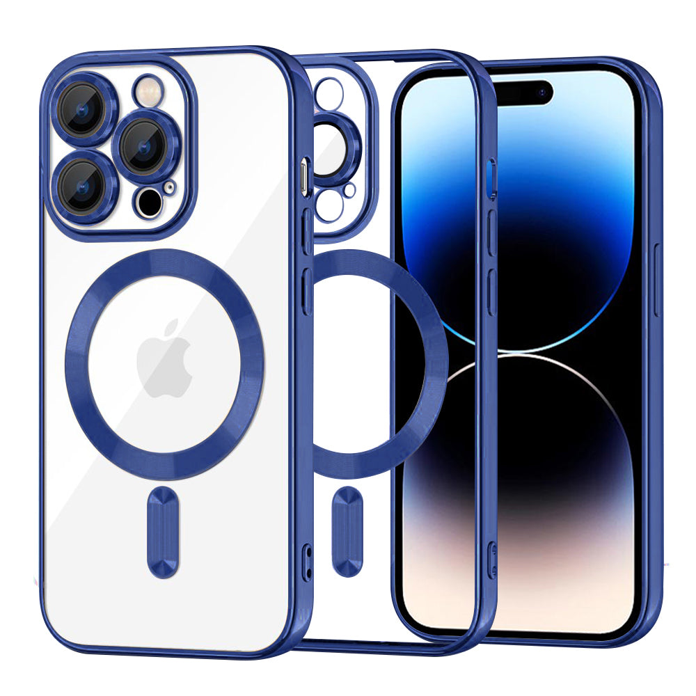 Techsuit - Luxury Crystal MagSafe - iPhone 14 Pro - Deep Blue