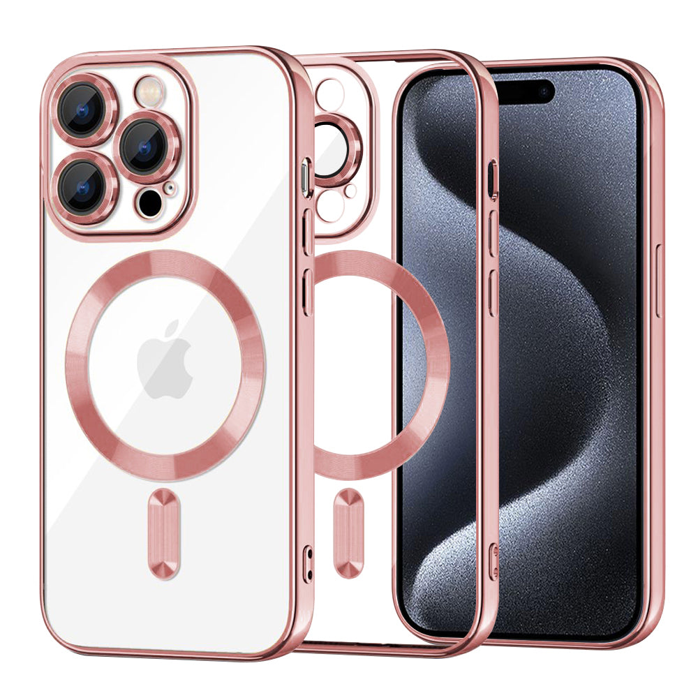 Techsuit - Luxury Crystal MagSafe - iPhone 15 Pro - Pink