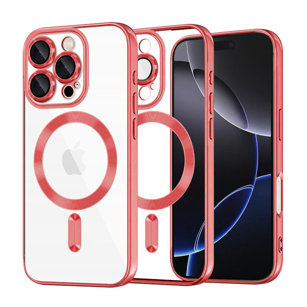 Techsuit - Luxury Crystal MagSafe - iPhone 16 Pro Max - Red