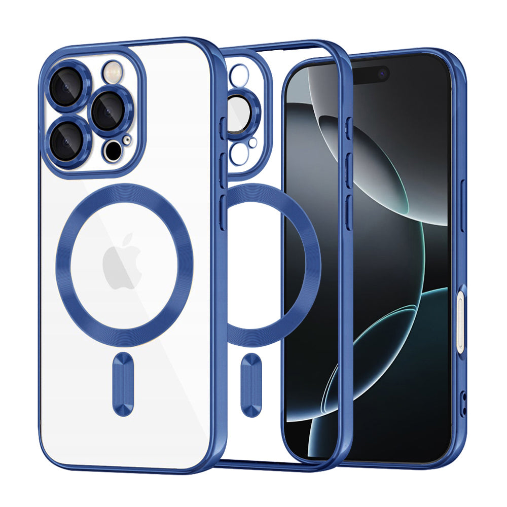 Techsuit - Luxury Crystal MagSafe - iPhone 16 Pro - Deep Blue