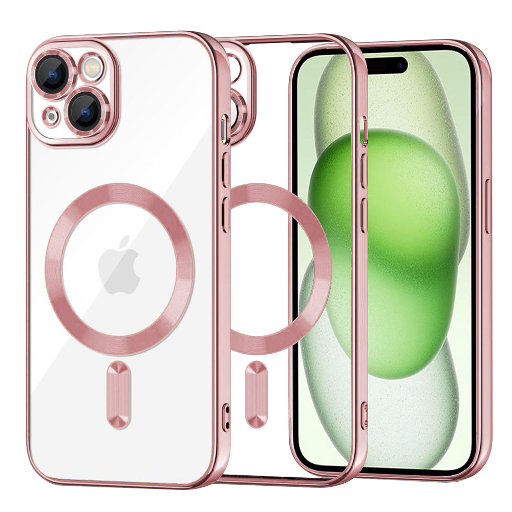 Techsuit - Luxury Crystal MagSafe - iPhone 15 Plus - Pink