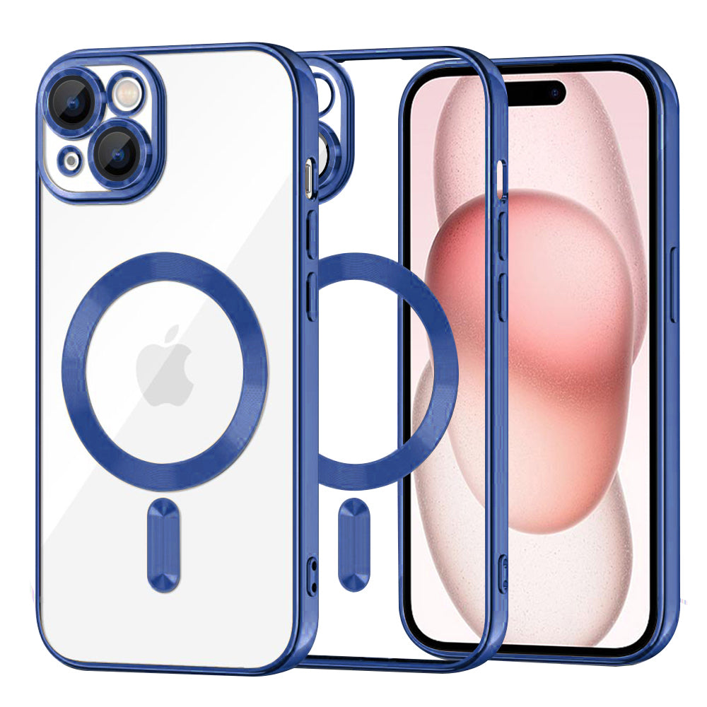 Techsuit - Luxury Crystal MagSafe - iPhone 15 - Deep Blue