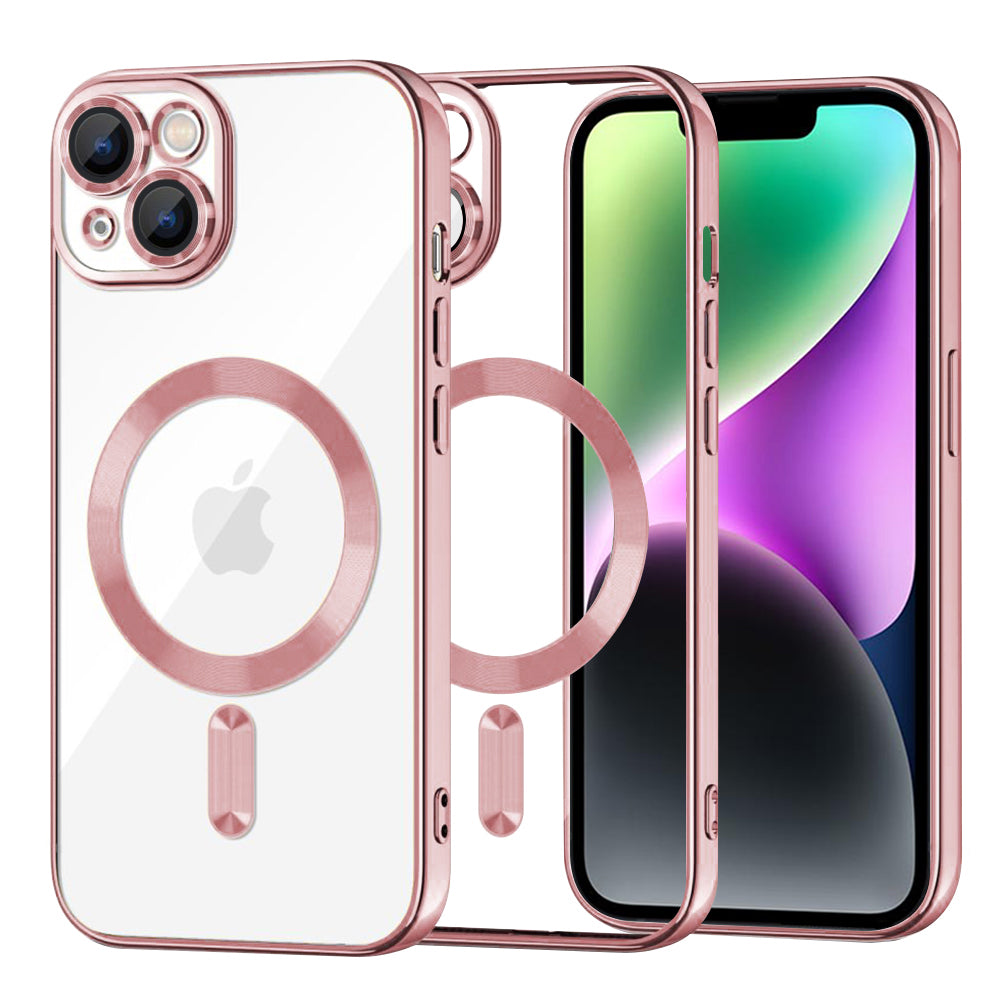 Techsuit - Luxury Crystal MagSafe - iPhone 14 - Pink