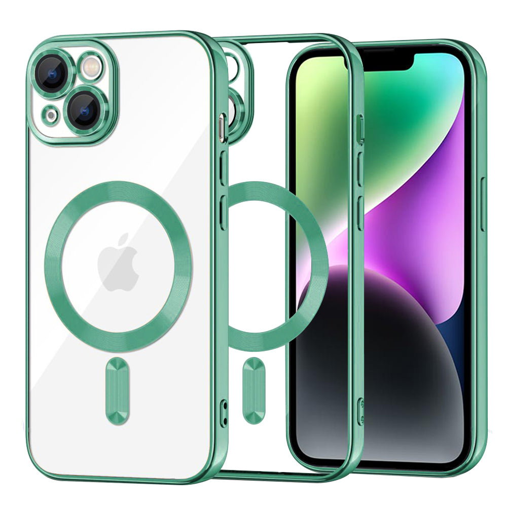 Techsuit - Luxury Crystal MagSafe - iPhone 14 - Light Green