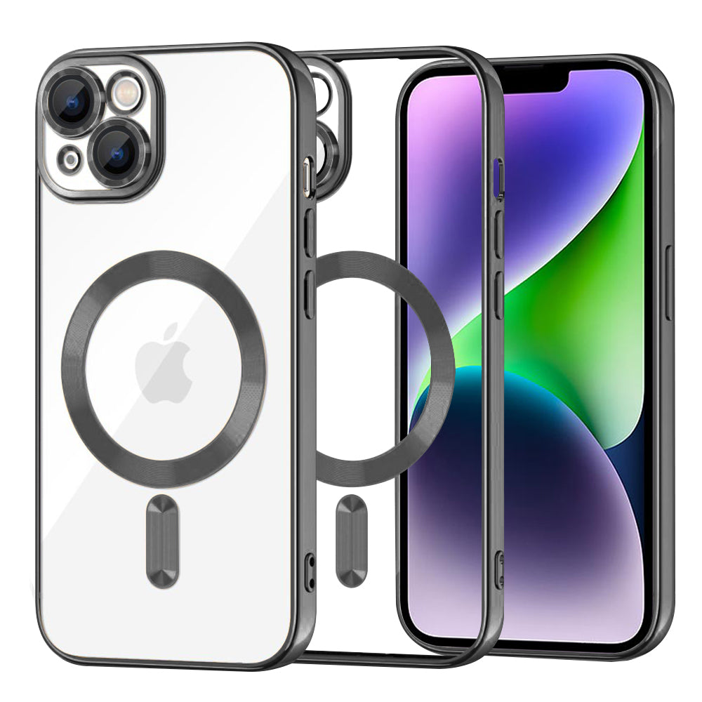 Techsuit - Luxury Crystal MagSafe - iPhone 14 Plus - Black