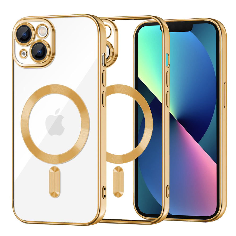 Techsuit - Luxury Crystal MagSafe - iPhone 13 - Gold